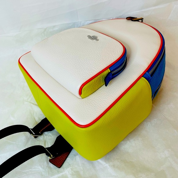 NWT Coach Court Backpack in Colorblock - Picture 4 of 10